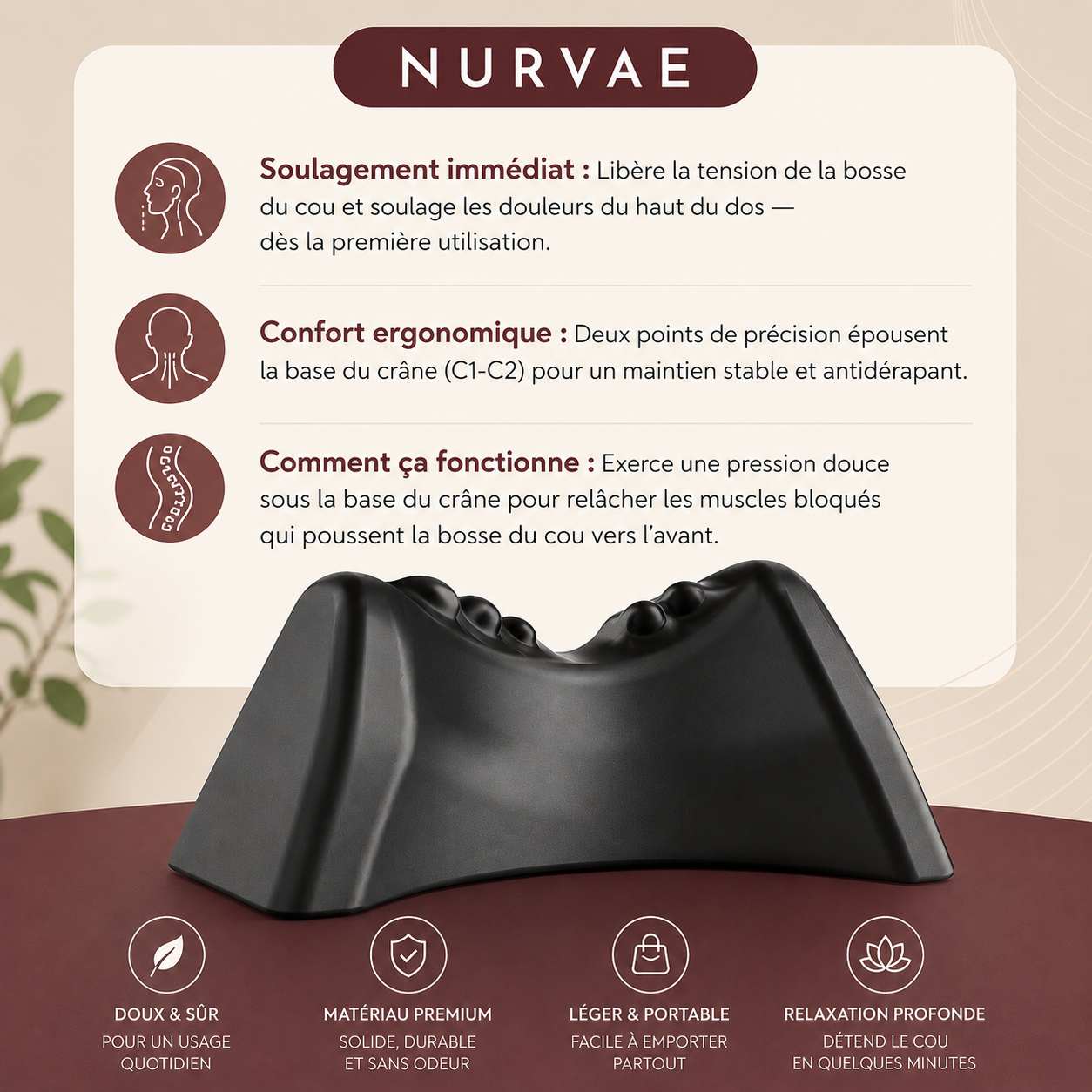 Nurvae — Correcteur de Bosse de Nuque