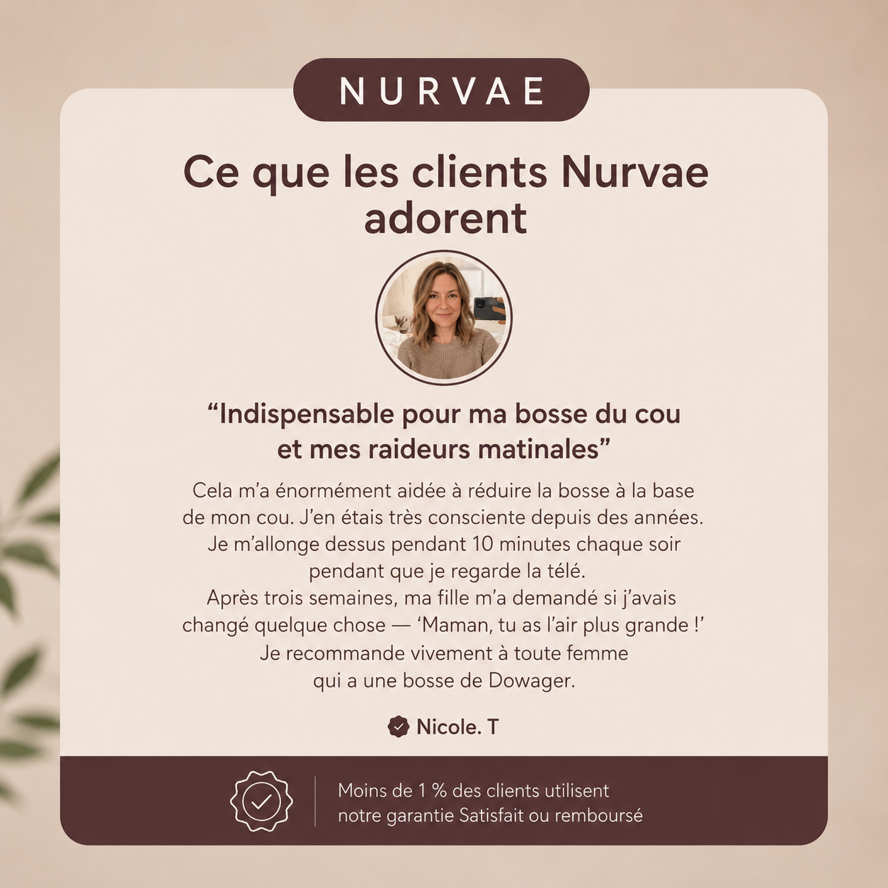 Nurvae — Correcteur de Bosse de Nuque